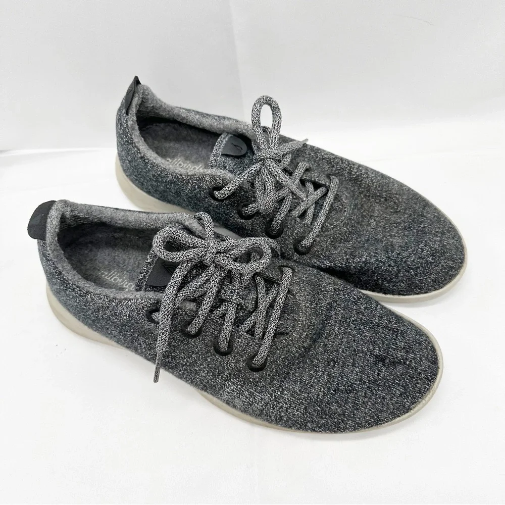 Allbirds men’s Wool Runner gray sneakers size 10